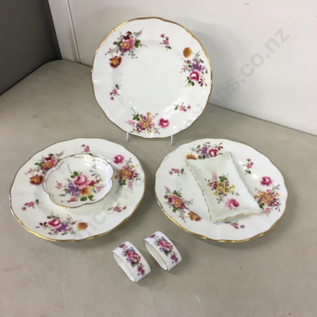 Assorted Royal Crown Derby "Derby Poisies" China Items Image 1++